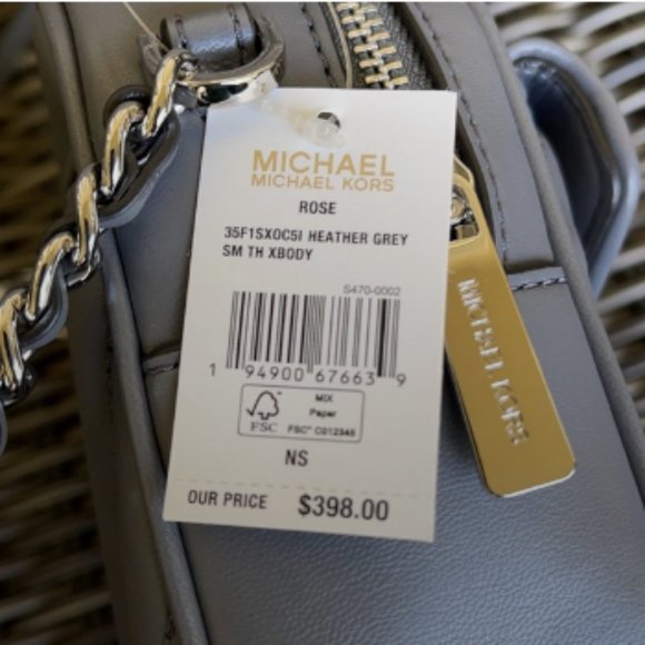 Michael Kors Small Rose Top Handle Leather Satchel - Picture 7 of 16